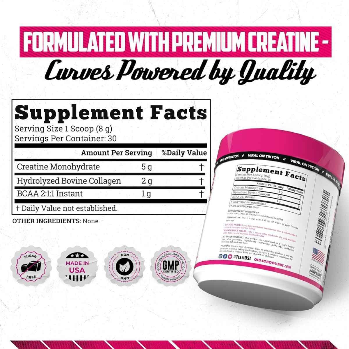 CREATINE OLD SCHOOL UNISEX 250 GR